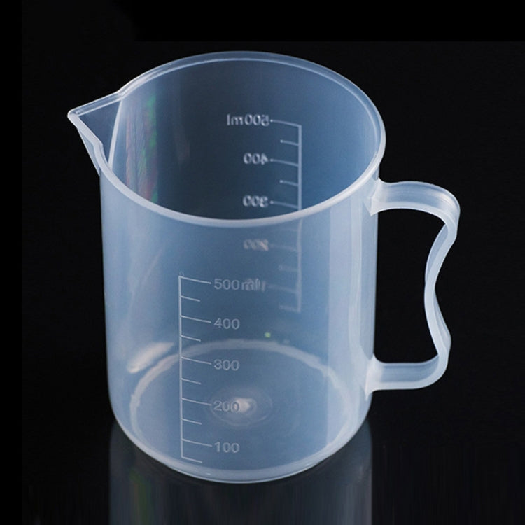 500ml PP Plastic Flask Digital Measuring Cup Cylinder Scale Measure Glass Lab Laboratory Tools(Transparent) - Gadgets by PMC Jewellery | Online Shopping South Africa | PMC Jewellery | Buy Now Pay Later Mobicred