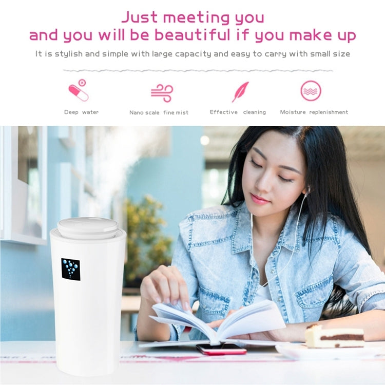 Small-3 2W Humidifier Moisture Meter Moisturizing Instrument with LED Night Light, Water Tank Capacity: 260ml(White) - Air Purifiers & Accessories by PMC TechLife | Online Shopping South Africa | PMC TechLife | Buy Now Pay Later Mobicred