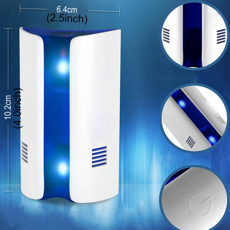 Electromagnetic Wave Frequency-conversion Double Waves Multi-function Mosquito Repellent Ultrasonic Pest Repeller(White) - free shipping - PMC TechLife - Order now!
