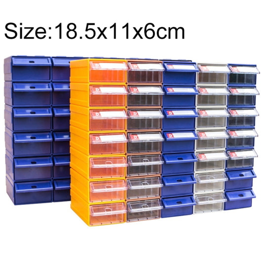 Thickened Combined Plastic Parts Cabinet Drawer Type Component Box Building Block Material Box Hardware Box, Random Color Delivery, Size: 18.5cm x 11cm x 6cm - Storage Bags & Boxes by PMC Jewellery | Online Shopping South Africa | PMC Jewellery | Buy Now Pay Later Mobicred