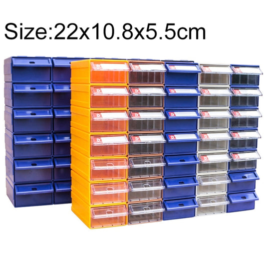 Thickened Combined Plastic Parts Cabinet Drawer Type Component Box Building Block Material Box Hardware Box, Random Color Delivery, Size: 22cm x 10.8cm x 5.5cm - Storage Bags & Boxes by PMC Jewellery | Online Shopping South Africa | PMC Jewellery | Buy Now Pay Later Mobicred