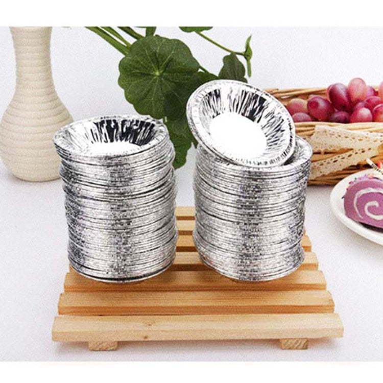 100pcs / Pack  Aluminum Foil Egg Tart Cup Cake Holder, Size: 7.5 x 4 x 2cm - Food Molds by PMC Jewellery | Online Shopping South Africa | PMC Jewellery | Buy Now Pay Later Mobicred