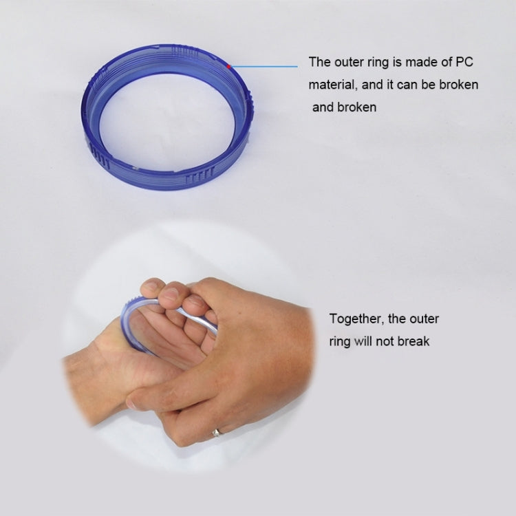 3 Settings Adjustable PC Negative Ions Shower Head, Size: Large, Interface:  2cm(Blue) - Shower Head by PMC TechLife | Online Shopping South Africa | PMC TechLife | Buy Now Pay Later Mobicred