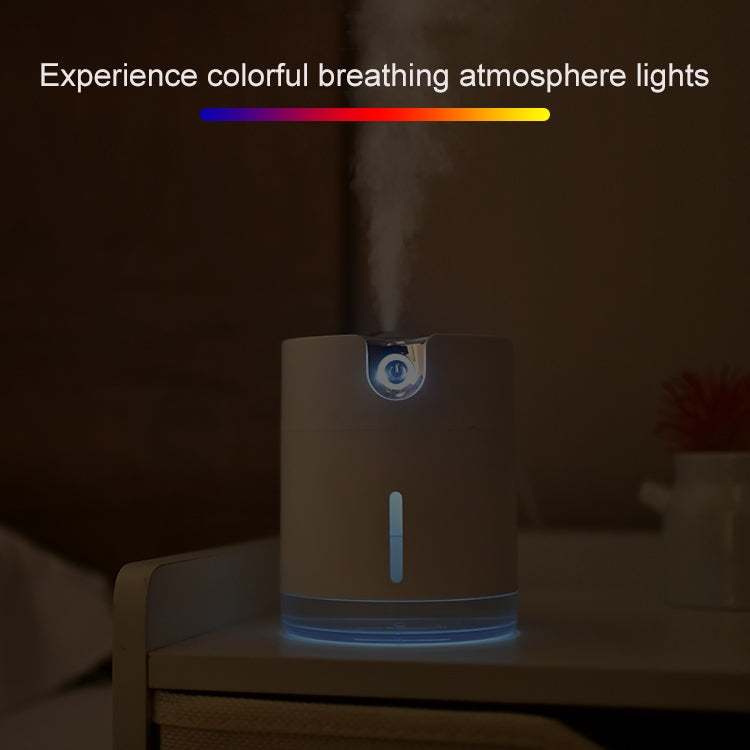 WT-H16 USB Charging Water Pattern Atomizing Humidifier with Colorful Night Lights, Water Tank Capacity: 300mL (White) - free shipping - PMC TechLife - Order now!