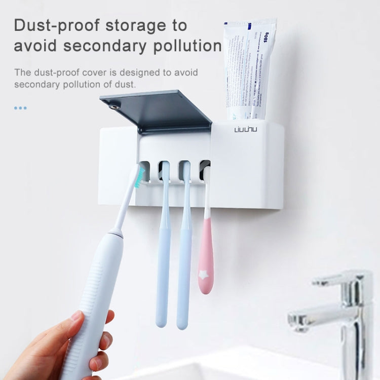 Original Xiaomi Youpin Wall-mounted UV Sterilization Toothbrush Holder - Toothbrush Sanitizer by Xiaomi | Online Shopping South Africa | PMC Jewellery | Buy Now Pay Later Mobicred