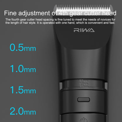 Original Xiaomi Youpin RIWA Electric Hair Clipper RE-6110 Full Body Washing Rechargeable Variable Speed Hair Trimmer(Green) - Hair Trimmer by Xiaomi | Online Shopping South Africa | PMC Jewellery | Buy Now Pay Later Mobicred