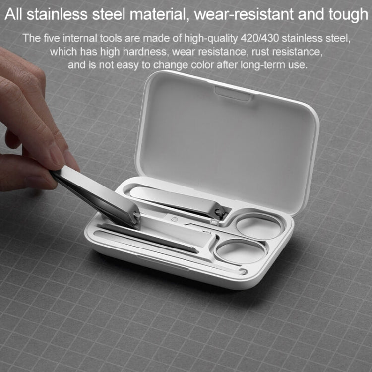 Original Xiaomi Mijia Five-piece Nail Clippers - Nail Clipper by Xiaomi | Online Shopping South Africa | PMC TechLife | Buy Now Pay Later Mobicred