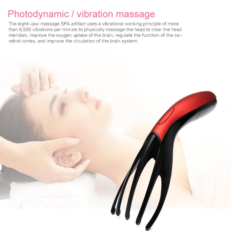 Mini Portable Multifunctional Head Massager Massage Comb, Battery Powered (Gold) - free shipping - PMC TechLife - Order now!