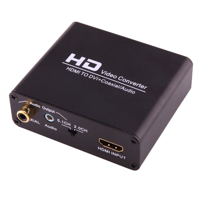 NEWKENG X5 HDMI to DVI with Audio 3.5mm Coaxial Output Video Converter, AU Plug - Converter by PMC Jewellery | Online Shopping South Africa | PMC Jewellery | Buy Now Pay Later Mobicred