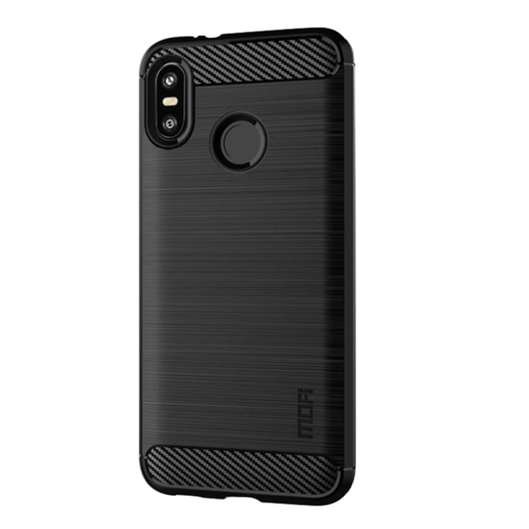 MOFI Brushed Texture Carbon Fiber Soft TPU Case for HTC U12 Life(Black) - HTC by MOFI | Online Shopping South Africa | PMC Jewellery | Buy Now Pay Later Mobicred