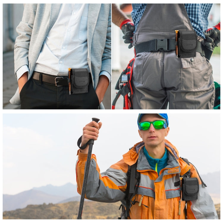 HAWEEL Flip Phone Nylon Cloth Belt Clip Carrying Pouch Bag (Black) - free shipping - PMC TechLife - Order now!
