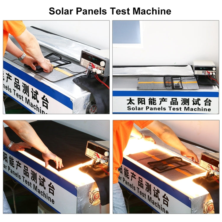 HAWEEL 12W 2 Panels Foldable Solar Panel Charger Bag with 5V / 3.1A Max Dual USB Ports, Support QC3.0 and AFC - free shipping - PMC TechLife - Order now!