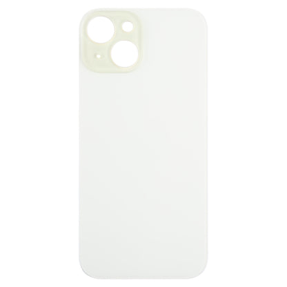 For iPhone 15 Easy Replacement Big Camera Hole Glass Back Battery Cover(Yellow) - Back Cover by PMC Jewellery | Online Shopping South Africa | PMC Jewellery | Buy Now Pay Later Mobicred