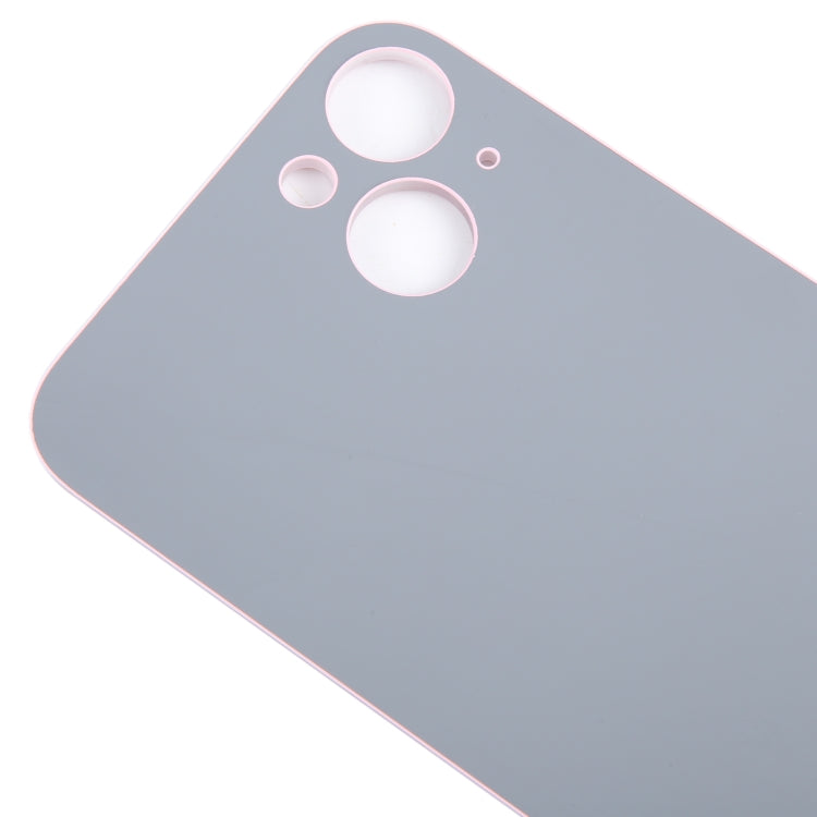 For iPhone 15 Plus Easy Replacement Big Camera Hole Glass Back Battery Cover(Pink) - Back Cover by PMC TechLife | Online Shopping South Africa | PMC TechLife | Buy Now Pay Later Mobicred