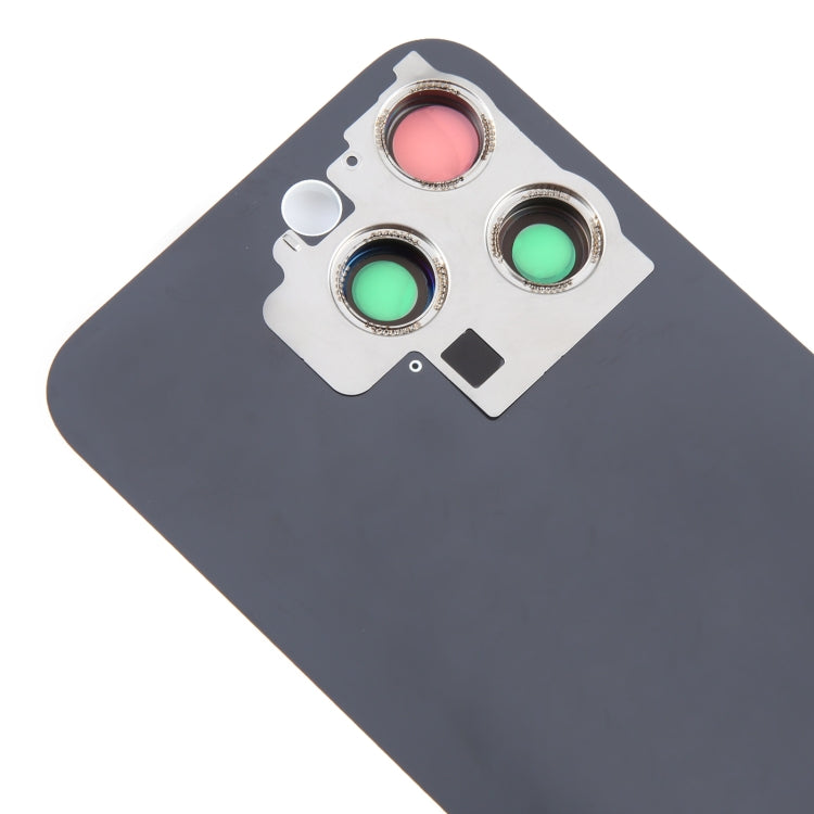 For iPhone 15 Pro Glass Battery Back Cover with Camera Lens Cover(White) - Back Cover by PMC TechLife | Online Shopping South Africa | PMC TechLife