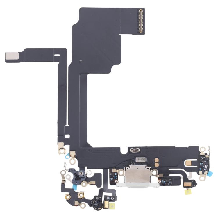 For iPhone 15 Pro Charging Port Flex Cable (White) - Flex Cable by PMC TechLife | Online Shopping South Africa | PMC TechLife | Buy Now Pay Later Mobicred