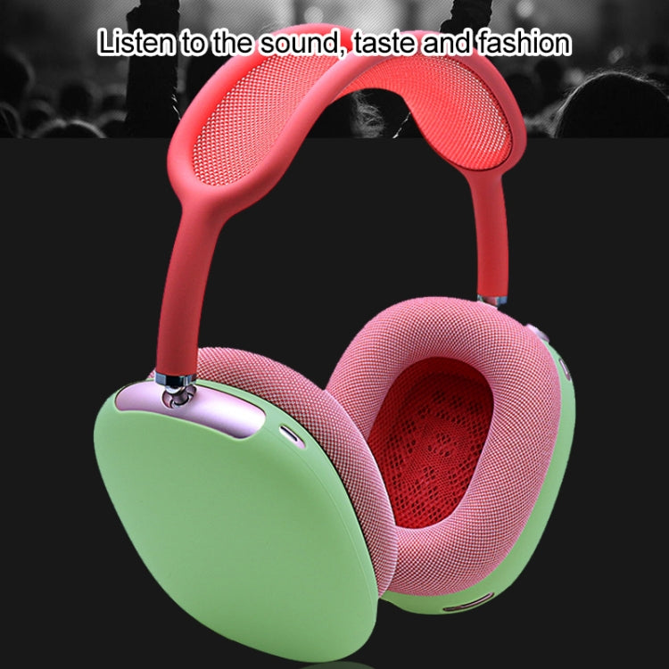 A Pair Full Coverage Anti-scratch Silicone Headphone Protective Case for AirPods Max(Red) - For AirPods Max by PMC TechLife | Online Shopping South Africa | PMC TechLife