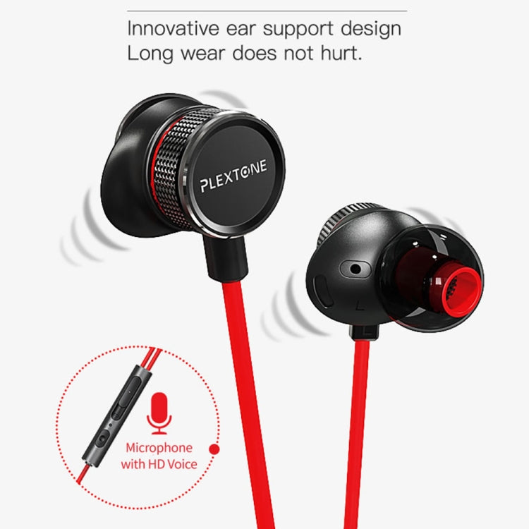 PLEXTONE G15 3.5mm Gaming Headset In-ear Wired Magnetic Stereo With Mic(Black) - In Ear Wired Earphone by PLEXTONE | Online Shopping South Africa | PMC Jewellery | Buy Now Pay Later Mobicred