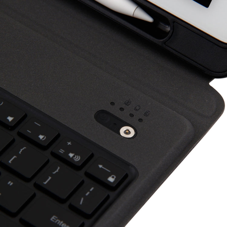T-201D Detachable Bluetooth 3.0 Ultra-thin Keyboard + Lambskin Texture Leather Tablet Case for iPad Air / Air 2 / iPad Pro 9.7 inch, Support Multi-angle Adjustment / Backlight (Pink) - free shipping - PMC TechLife - Order now!