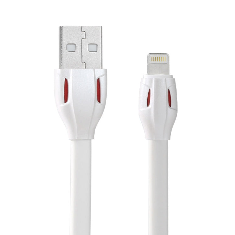 REMAX RC-035i Laser Series 1m 2.1A 8 Pin to USB Data Sync Charger Cable with LED Indicator(White) - Normal Style Cable by REMAX | Online Shopping South Africa | PMC Jewellery | Buy Now Pay Later Mobicred