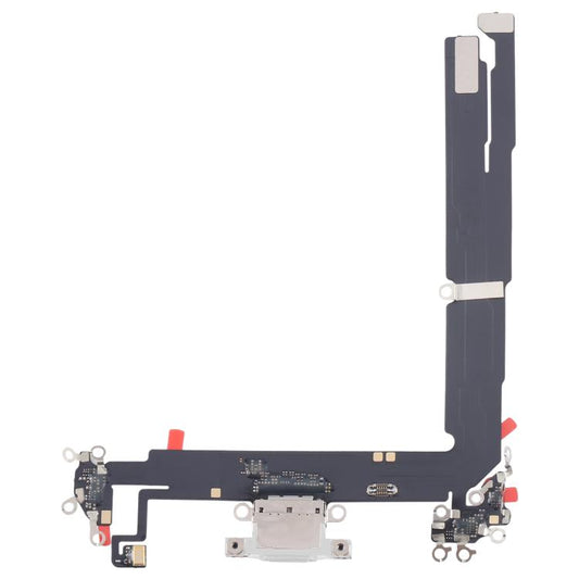 For iPhone 16 Plus Charging Port Flex Cable (White) -  by PMC Jewellery | Online Shopping South Africa | PMC Jewellery | Buy Now Pay Later Mobicred