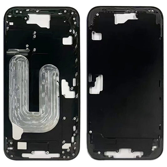 For iPhone 16 Middle Frame Bezel Plate (Black) -  by PMC Jewellery | Online Shopping South Africa | PMC Jewellery | Buy Now Pay Later Mobicred