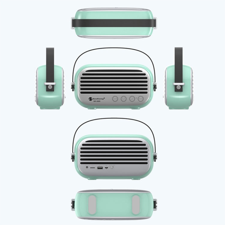 New Rixing NR-3000 Stylish Household Bluetooth Speaker with Hands-free Call Function, Support TF Card & USB & FM & AUX(Dark Blue) - free shipping - PMC Jewellery - Order now!