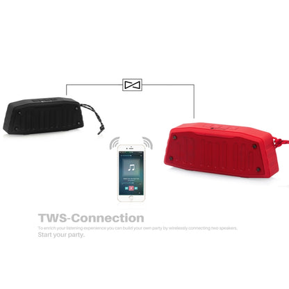 NewRixing NR-4019 Outdoor Portable Bluetooth Speaker with Hands-free Call Function, Support TF Card & USB & FM & AUX (Black) - Desktop Speaker by NewRixing | Online Shopping South Africa | PMC Jewellery | Buy Now Pay Later Mobicred