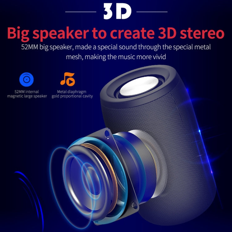 ZEALOT S32 5W HiFi Bass Wireless Bluetooth Speaker, Support Hands-free / USB / AUX (Blue) - Desktop Speaker by ZEALOT | Online Shopping South Africa | PMC TechLife | Buy Now Pay Later Mobicred