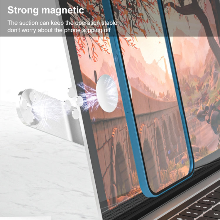 R-JUST SJ05-3 Multi-function Laptop Magnetic Expanded Metal Holder (Blue) - free shipping - PMC TechLife - Order now!