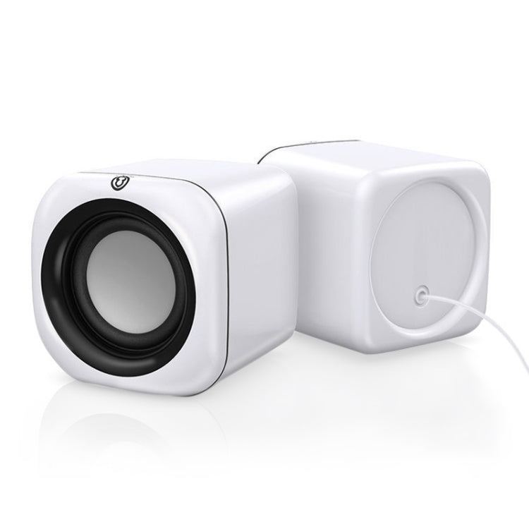 A1 Standard Version USB Wire-controlled Mini High Volume Wired Speaker, Cable Length: 1.1m(White) -  by PMC TechLife | Online Shopping South Africa | PMC TechLife | Buy Now Pay Later Mobicred