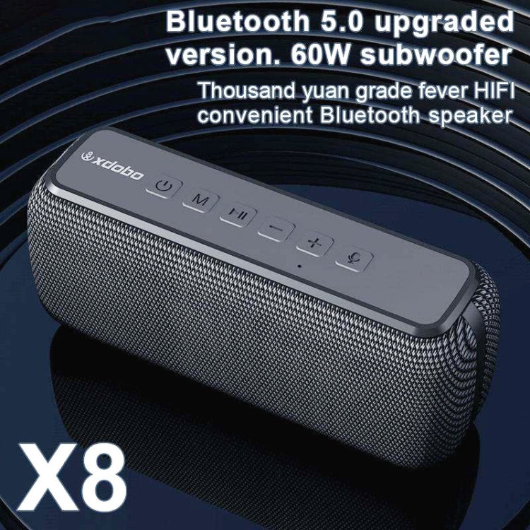 XDOBO X8 60W Wireless Bluetooth Speaker Outdoor Subwoofer Support TWS & TF Card (Red) - free shipping - PMC Jewellery - Order now!