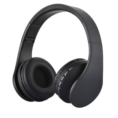 BTH-811 Folding Stereo Wireless  Bluetooth Headphone Headset with MP3 Player FM Radio, for Xiaomi, iPhone, iPad, iPod, Samsung, HTC, Sony, Huawei and Other Audio Devices(Black) - Headset & Headphone by PMC Jewellery | Online Shopping South Africa | PMC Jewellery | Buy Now Pay Later Mobicred