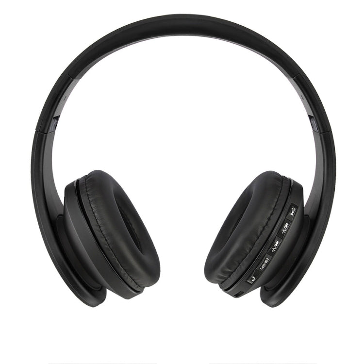 BTH-811 Folding Stereo Wireless  Bluetooth Headphone Headset with MP3 Player FM Radio, for Xiaomi, iPhone, iPad, iPod, Samsung, HTC, Sony, Huawei and Other Audio Devices(Black) - Headset & Headphone by PMC Jewellery | Online Shopping South Africa | PMC Jewellery | Buy Now Pay Later Mobicred