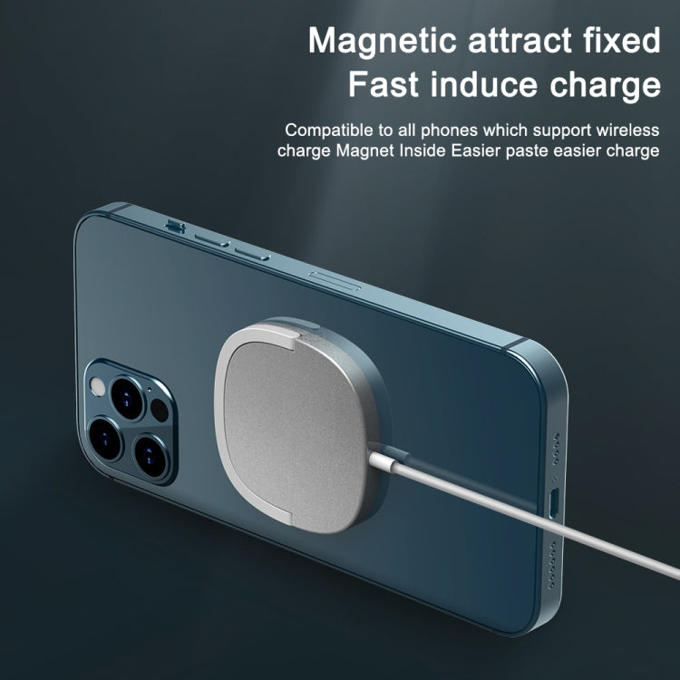 Y3 15W Ultra-thin MagSafe Magnetic Wireless Charger (Blue) - Wireless Charger by PMC Jewellery | Online Shopping South Africa | PMC Jewellery | Buy Now Pay Later Mobicred