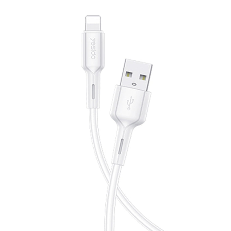 Yesido CA42 2.4A USB to 8 Pin Charging Cable, Length: 1m (White) - Normal Style Cable by Yesido | Online Shopping South Africa | PMC Jewellery | Buy Now Pay Later Mobicred