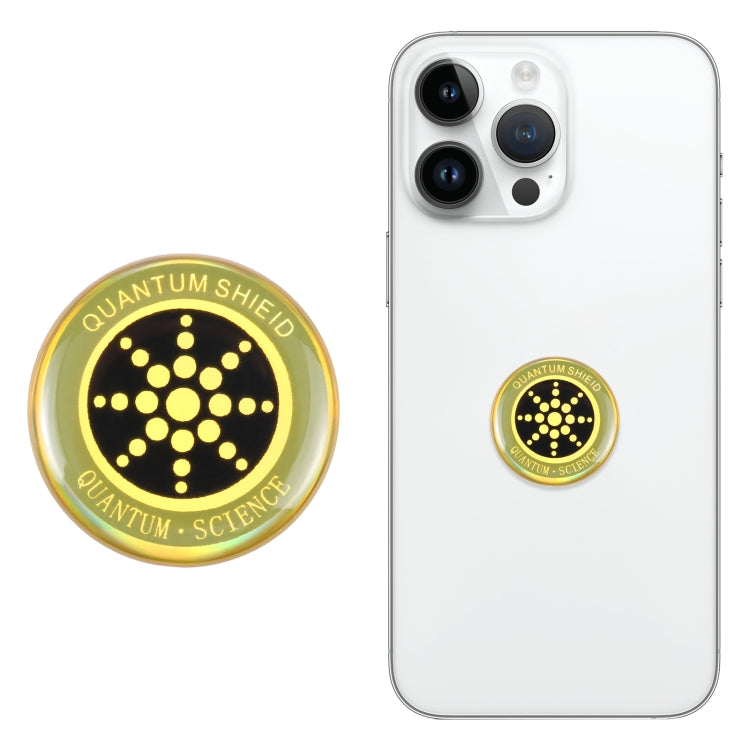 Anti Electromagnetic Radiation Mobile Phone Sticker (Gold) - iPhone Stickers by PMC Jewellery | Online Shopping South Africa | PMC Jewellery