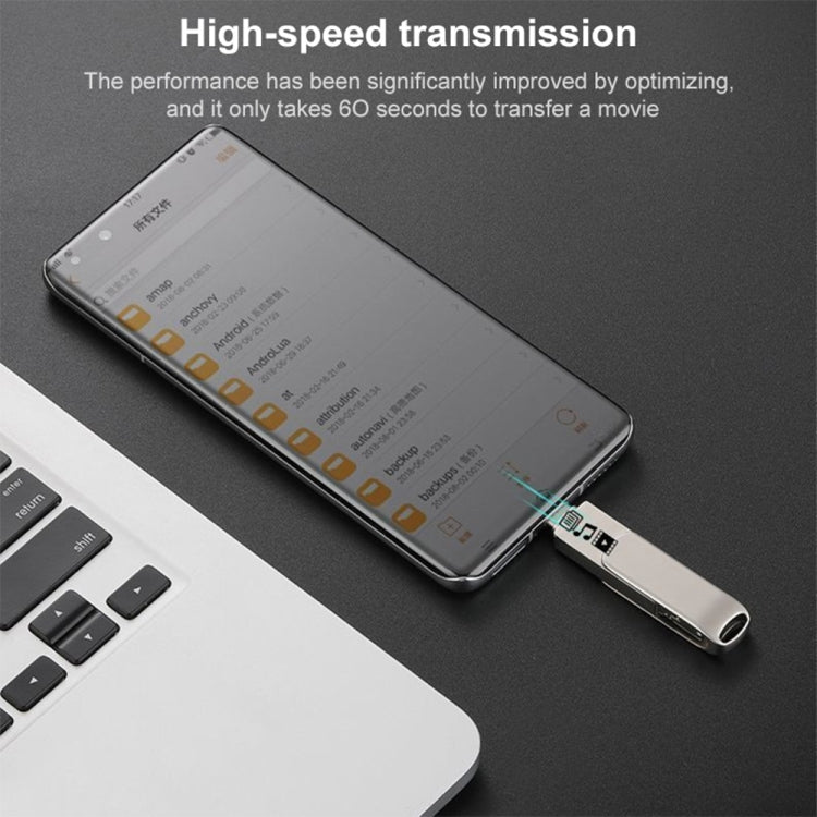 RQW-10X 3 in 1 USB 2.0 & 8 Pin & USB-C / Type-C 32GB Flash Drive, for iPhone & iPad & iPod & Most Android Smartphones & PC Computer - U Disk & Card Reader by PMC Jewellery | Online Shopping South Africa | PMC Jewellery | Buy Now Pay Later Mobicred