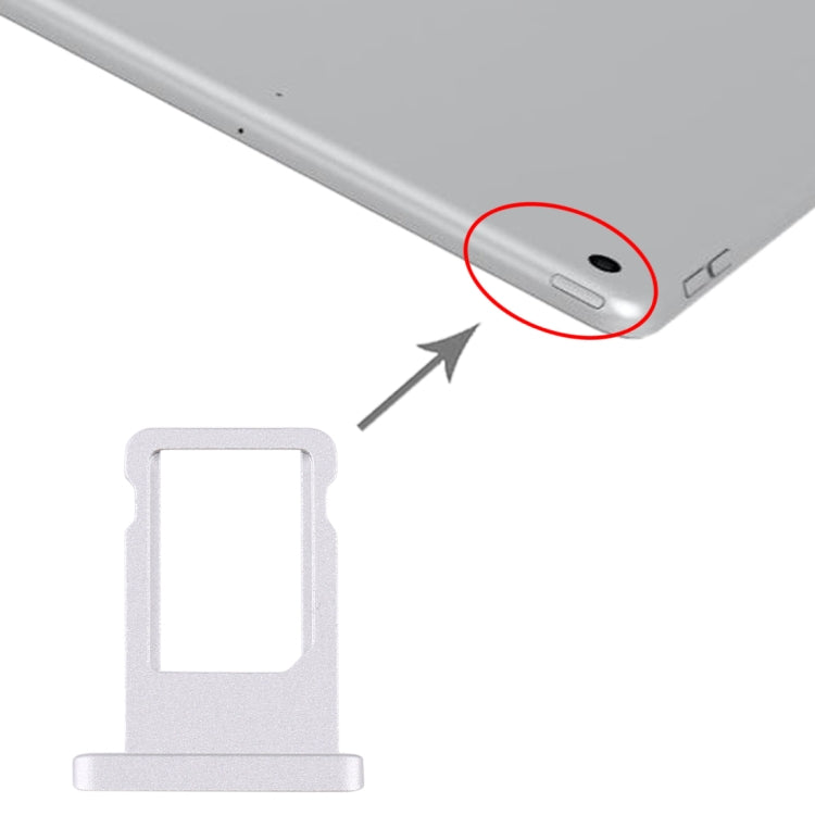SIM Card Tray for iPad 10.2 inch / A2200 / A2198 / A2232 (Silver) - iPad Parts by PMC TechLife | Online Shopping South Africa | PMC TechLife | Buy Now Pay Later Mobicred