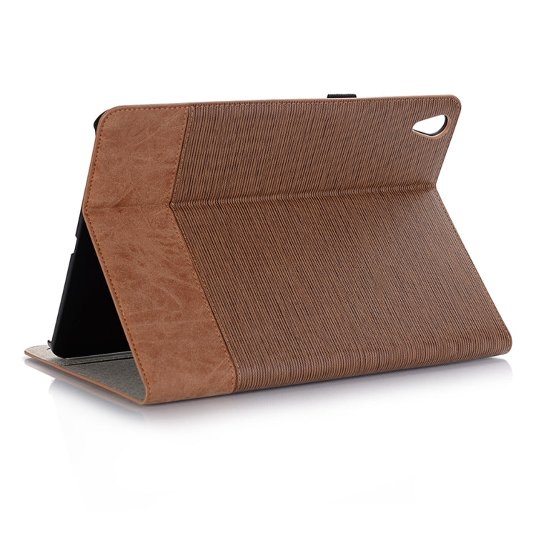 Cross Texture Horizontal Flip PU Leather Case for iPad Air 13 2024 / iPad Pro 12.9 inch (2018), with Holder & Card Slots & Wallet (Brown) - iPad Pro 12.9 (2018) Cases by PMC Jewellery | Online Shopping South Africa | PMC Jewellery | Buy Now Pay Later Mobicred