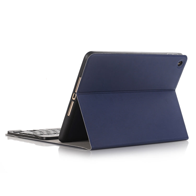 A102B For iPad 10.2 inch 2019 Ultra-thin Detachable Bluetooth Keyboard Leather Tablet Case with Stand & Pen Slot Function (Blue) - free shipping - PMC TechLife - Order now!