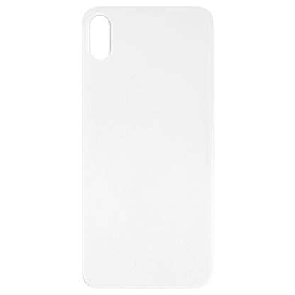 Easy Replacement Big Camera Hole Glass Back Battery Cover with Adhesive for iPhone X(White) - Back Cover by PMC Jewellery | Online Shopping South Africa | PMC Jewellery