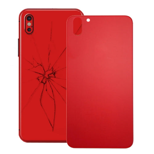 Glass Battery Back Cover for iPhone X(Red) - Back Cover by PMC Jewellery | Online Shopping South Africa | PMC Jewellery | Buy Now Pay Later Mobicred