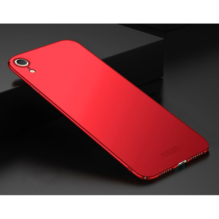 For iPhone XR MOFI Frosted PC Ultra-thin Full Coverage Protective Case (Red) - More iPhone Cases by MOFI | Online Shopping South Africa | PMC Jewellery