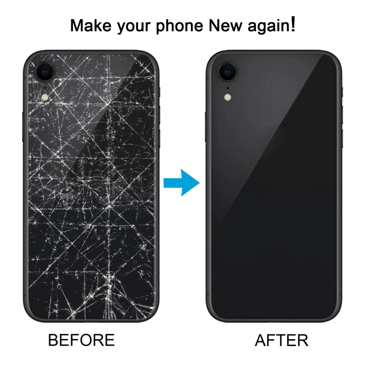 Back Cover with Appearance Imitation of iP15 Pro for iPhone XR(White) - Back Cover by PMC TechLife | Online Shopping South Africa | PMC TechLife | Buy Now Pay Later Mobicred