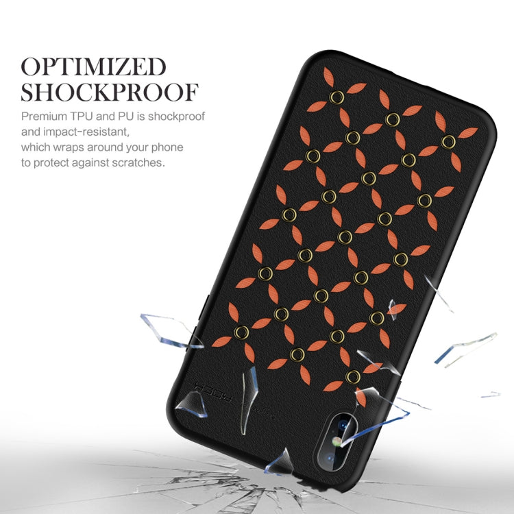 For iPhone X / XS ROCK Origin Series Business TPU + PU Protective Case - More iPhone Cases by ROCK | Online Shopping South Africa | PMC Jewellery | Buy Now Pay Later Mobicred