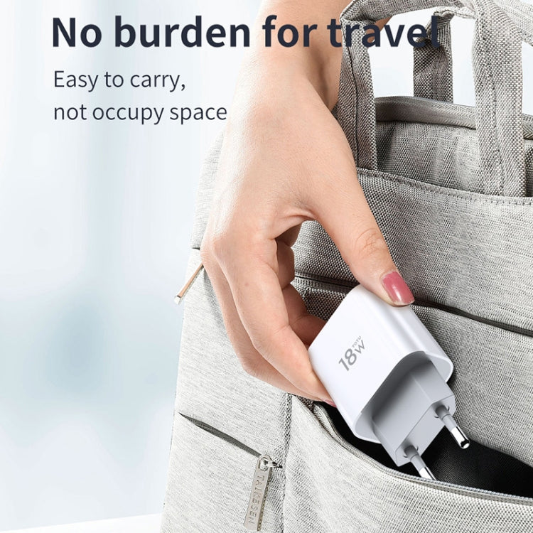 TOTUDESIGN Minimal Series CACQ-05 PD 18W Single USB-C / Type-C Port Travel Charger, UK Plug - USB Charger by TOTUDESIGN | Online Shopping South Africa | PMC Jewellery | Buy Now Pay Later Mobicred