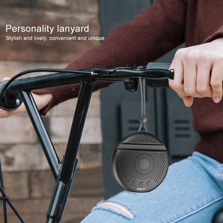 ZEALOT S24 Portable Stereo Bluetooth Speaker with Lanyard & Mobile Card Slot Holder, Supports Hands-free Call & TF Card (Dark Blue) - Desktop Speaker by ZEALOT | Online Shopping South Africa | PMC Jewellery | Buy Now Pay Later Mobicred