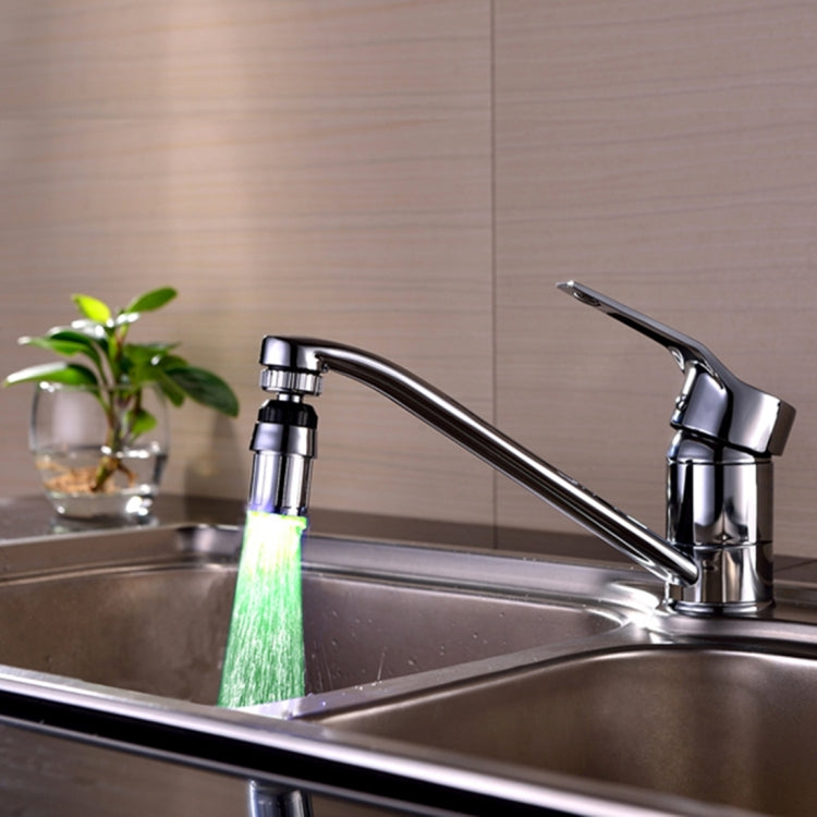 SDF-B6 1 LED ABS Temperature Sensor 3-color LED Faucet Light Water Glow Shower, Size: 58 x 24mm, Interface: 22mm (Silver) - Shower Head by PMC TechLife | Online Shopping South Africa | PMC TechLife | Buy Now Pay Later Mobicred