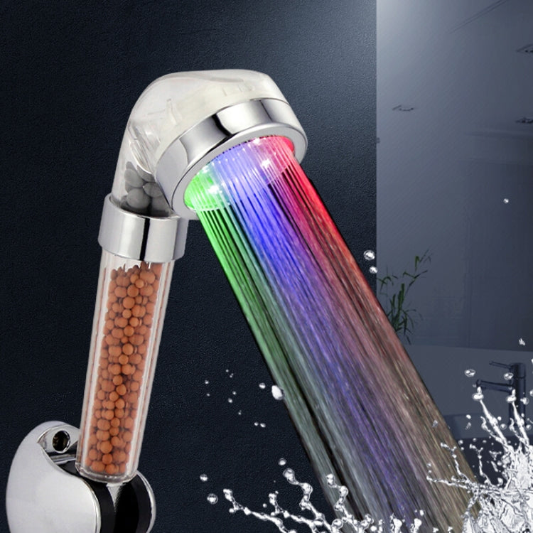 SDS-A23 15 LEDs ABS Temperature Sensor Negative Ions RGB LED Shower Head, Size: 23 x 6.5 x 5.8cm, Interface:  20mm - Shower Head by PMC TechLife | Online Shopping South Africa | PMC TechLife | Buy Now Pay Later Mobicred